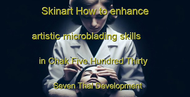 Skinart How to enhance artistic microblading skills in Chak Five Hundred Thirty Seven Thal Development Authority area | MicrobladingTraining | MicrobladingClasses | SkinartTraining-Pakistan