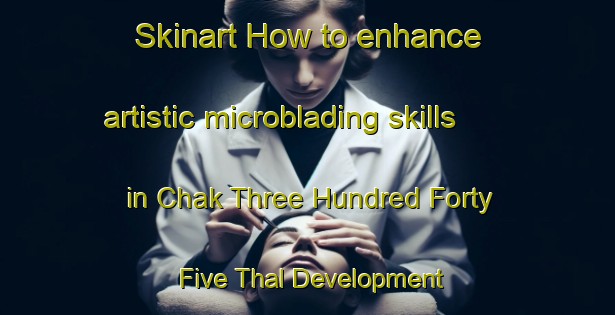 Skinart How to enhance artistic microblading skills in Chak Three Hundred Forty Five Thal Development Authority area | MicrobladingTraining | MicrobladingClasses | SkinartTraining-Pakistan