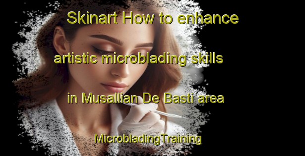 Skinart How to enhance artistic microblading skills in Musallian De Basti area | MicrobladingTraining | MicrobladingClasses | SkinartTraining-Pakistan