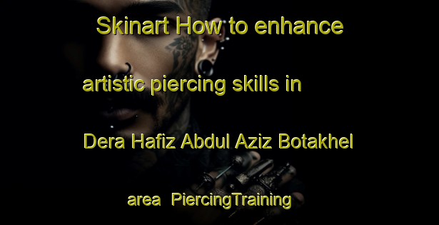 Skinart How to enhance artistic piercing skills in Dera Hafiz Abdul Aziz Botakhel area | PiercingTraining | PiercingClasses | SkinartTraining-Pakistan