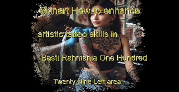 Skinart How to enhance artistic tattoo skills in Basti Rahmania One Hundred Twenty Nine Left area | TattooTraining | TattooClasses | SkinartTraining-Pakistan