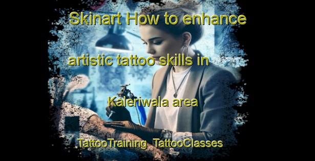 Skinart How to enhance artistic tattoo skills in Kaleriwala area | TattooTraining | TattooClasses | SkinartTraining-Pakistan