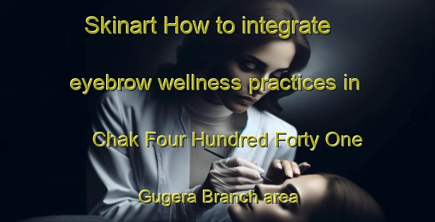 Skinart How to integrate eyebrow wellness practices in Chak Four Hundred Forty One Gugera Branch area | EyebrowTraining | EyebrowClasses | SkinartTraining-Pakistan