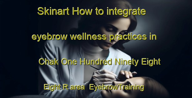 Skinart How to integrate eyebrow wellness practices in Chak One Hundred Ninety Eight Eight R area | EyebrowTraining | EyebrowClasses | SkinartTraining-Pakistan