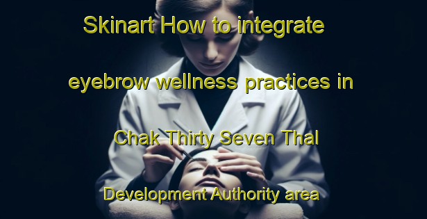 Skinart How to integrate eyebrow wellness practices in Chak Thirty Seven Thal Development Authority area | EyebrowTraining | EyebrowClasses | SkinartTraining-Pakistan