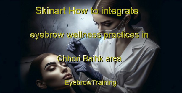 Skinart How to integrate eyebrow wellness practices in Chhori Baihk area | EyebrowTraining | EyebrowClasses | SkinartTraining-Pakistan