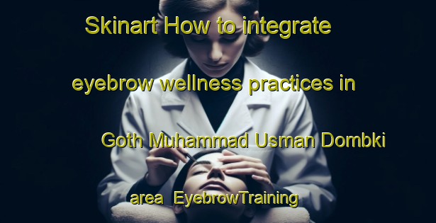 Skinart How to integrate eyebrow wellness practices in Goth Muhammad Usman Dombki area | EyebrowTraining | EyebrowClasses | SkinartTraining-Pakistan