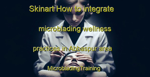 Skinart How to integrate microblading wellness practices in Abbaspur area | #MicrobladingTraining #MicrobladingClasses #SkinartTraining-Pakistan