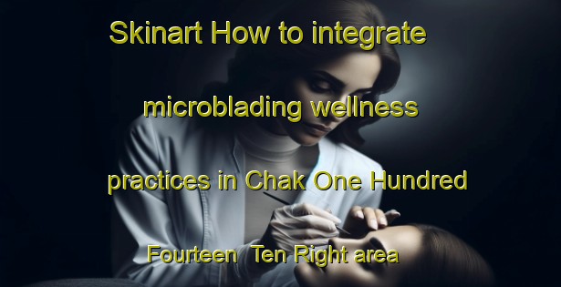 Skinart How to integrate microblading wellness practices in Chak One Hundred Fourteen  Ten Right area | MicrobladingTraining | MicrobladingClasses | SkinartTraining-Pakistan
