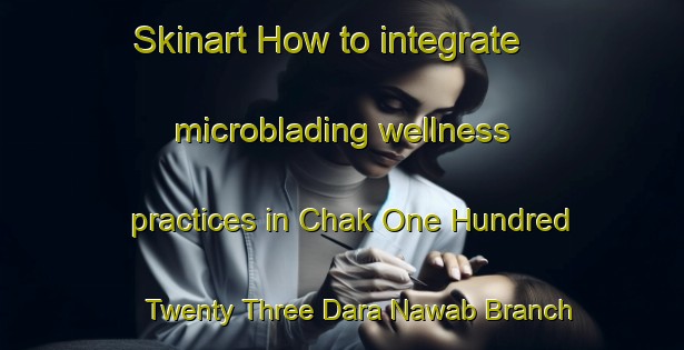 Skinart How to integrate microblading wellness practices in Chak One Hundred Twenty Three Dara Nawab Branch area | MicrobladingTraining | MicrobladingClasses | SkinartTraining-Pakistan