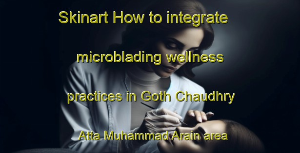 Skinart How to integrate microblading wellness practices in Goth Chaudhry Atta Muhammad Arain area | MicrobladingTraining | MicrobladingClasses | SkinartTraining-Pakistan