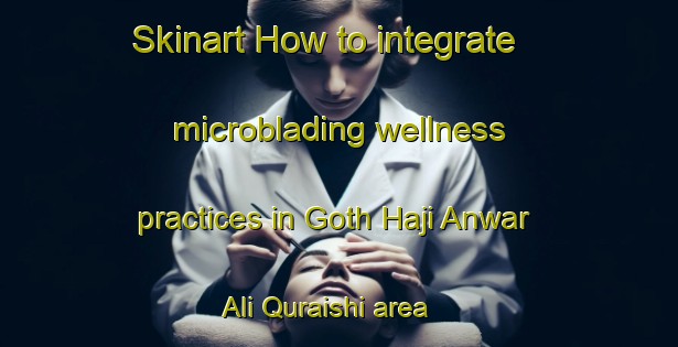 Skinart How to integrate microblading wellness practices in Goth Haji Anwar Ali Quraishi area | MicrobladingTraining | MicrobladingClasses | SkinartTraining-Pakistan