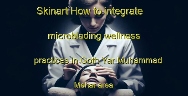 Skinart How to integrate microblading wellness practices in Goth Yar Muhammad Mehar area | MicrobladingTraining | MicrobladingClasses | SkinartTraining-Pakistan