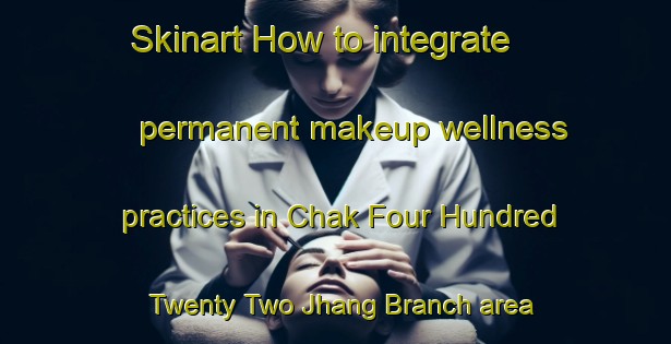 Skinart How to integrate permanent makeup wellness practices in Chak Four Hundred Twenty Two Jhang Branch area | PermanentmakeupTraining | PermanentmakeupClasses | SkinartTraining-Pakistan