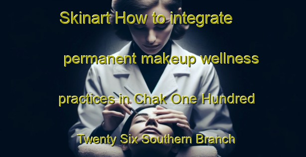 Skinart How to integrate permanent makeup wellness practices in Chak One Hundred Twenty Six Southern Branch area | PermanentmakeupTraining | PermanentmakeupClasses | SkinartTraining-Pakistan