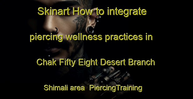 Skinart How to integrate piercing wellness practices in Chak Fifty Eight Desert Branch Shimali area | PiercingTraining | PiercingClasses | SkinartTraining-Pakistan