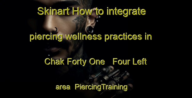 Skinart How to integrate piercing wellness practices in Chak Forty One   Four Left area | PiercingTraining | PiercingClasses | SkinartTraining-Pakistan