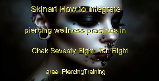 Skinart How to integrate piercing wellness practices in Chak Seventy Eight  Ten Right area | PiercingTraining | PiercingClasses | SkinartTraining-Pakistan