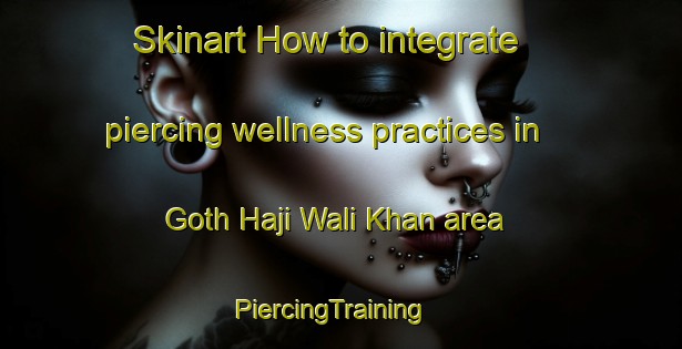Skinart How to integrate piercing wellness practices in Goth Haji Wali Khan area | PiercingTraining | PiercingClasses | SkinartTraining-Pakistan