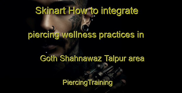 Skinart How to integrate piercing wellness practices in Goth Shahnawaz Talpur area | PiercingTraining | PiercingClasses | SkinartTraining-Pakistan