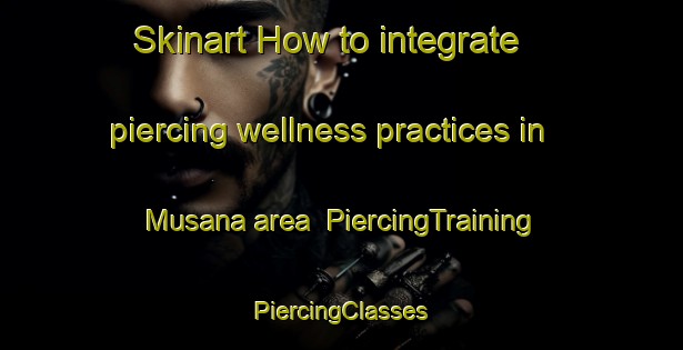 Skinart How to integrate piercing wellness practices in Musana area | #PiercingTraining #PiercingClasses #SkinartTraining-Pakistan