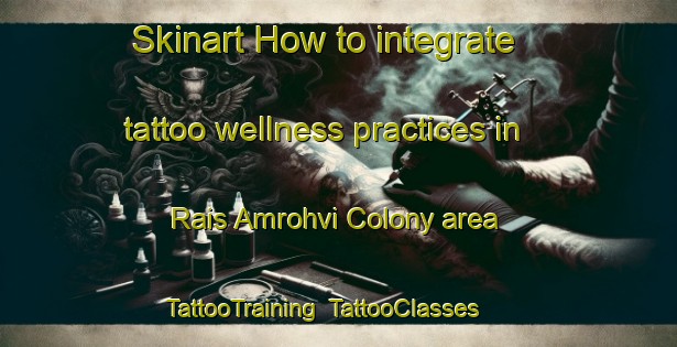 Skinart How to integrate tattoo wellness practices in Rais Amrohvi Colony area | TattooTraining | TattooClasses | SkinartTraining-Pakistan