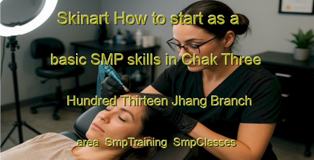Skinart How to start as a basic SMP skills in Chak Three Hundred Thirteen Jhang Branch area | SmpTraining | SmpClasses | SkinartTraining-Pakistan