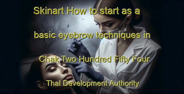 Skinart How to start as a basic eyebrow techniques in Chak Two Hundred Fifty Four Thal Development Authority area | EyebrowTraining | EyebrowClasses | SkinartTraining-Pakistan