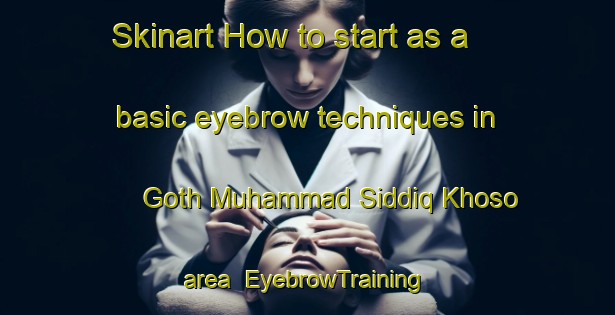 Skinart How to start as a basic eyebrow techniques in Goth Muhammad Siddiq Khoso area | EyebrowTraining | EyebrowClasses | SkinartTraining-Pakistan