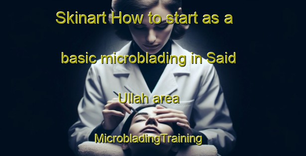 Skinart How to start as a basic microblading in Said Ullah area | MicrobladingTraining | MicrobladingClasses | SkinartTraining-Pakistan