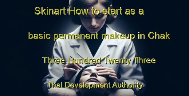 Skinart How to start as a basic permanent makeup in Chak Three Hundred Twenty Three Thal Development Authority area | PermanentmakeupTraining | PermanentmakeupClasses | SkinartTraining-Pakistan