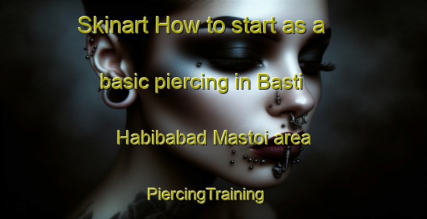 Skinart How to start as a basic piercing in Basti Habibabad Mastoi area | PiercingTraining | PiercingClasses | SkinartTraining-Pakistan