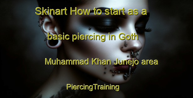 Skinart How to start as a basic piercing in Goth Muhammad Khan Junejo area | PiercingTraining | PiercingClasses | SkinartTraining-Pakistan