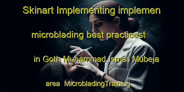 Skinart Implementing implemen microblading best practicest in Goth Muhammad Ismail Mubeja area | MicrobladingTraining | MicrobladingClasses | SkinartTraining-Pakistan