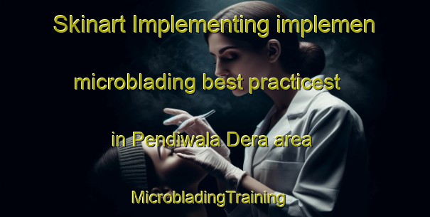 Skinart Implementing implemen microblading best practicest in Pendiwala Dera area | MicrobladingTraining | MicrobladingClasses | SkinartTraining-Pakistan
