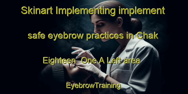 Skinart Implementing implement safe eyebrow practices in Chak Eighteen  One A Left area | EyebrowTraining | EyebrowClasses | SkinartTraining-Pakistan