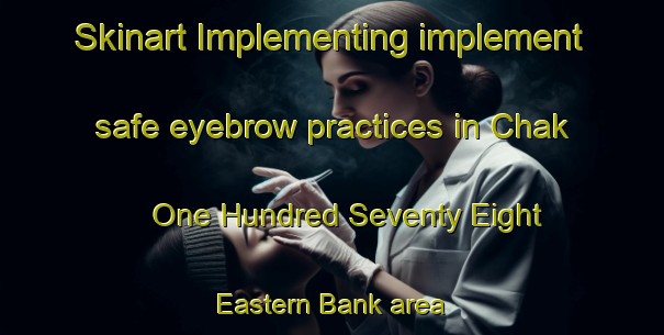 Skinart Implementing implement safe eyebrow practices in Chak One Hundred Seventy Eight Eastern Bank area | EyebrowTraining | EyebrowClasses | SkinartTraining-Pakistan