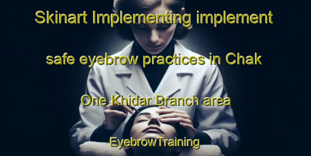Skinart Implementing implement safe eyebrow practices in Chak One Khidar Branch area | EyebrowTraining | EyebrowClasses | SkinartTraining-Pakistan