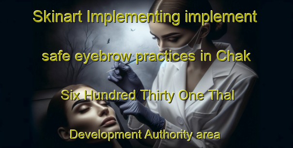 Skinart Implementing implement safe eyebrow practices in Chak Six Hundred Thirty One Thal Development Authority area | EyebrowTraining | EyebrowClasses | SkinartTraining-Pakistan