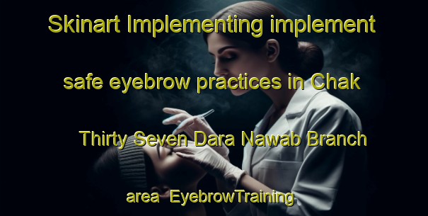 Skinart Implementing implement safe eyebrow practices in Chak Thirty Seven Dara Nawab Branch area | EyebrowTraining | EyebrowClasses | SkinartTraining-Pakistan
