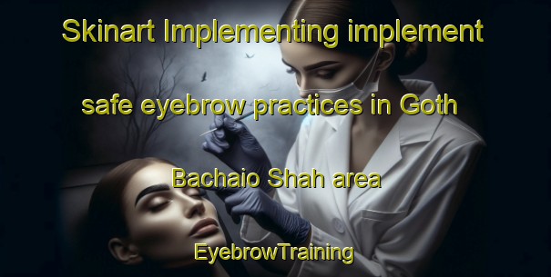 Skinart Implementing implement safe eyebrow practices in Goth Bachaio Shah area | EyebrowTraining | EyebrowClasses | SkinartTraining-Pakistan