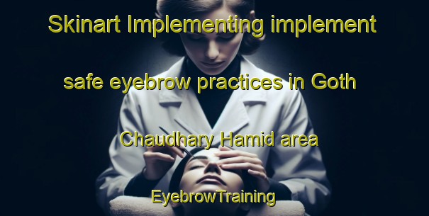 Skinart Implementing implement safe eyebrow practices in Goth Chaudhary Hamid area | EyebrowTraining | EyebrowClasses | SkinartTraining-Pakistan