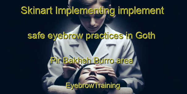 Skinart Implementing implement safe eyebrow practices in Goth Pir Bakhsh Burro area | EyebrowTraining | EyebrowClasses | SkinartTraining-Pakistan