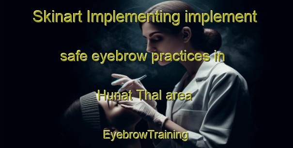 Skinart Implementing implement safe eyebrow practices in Hunat Thal area | EyebrowTraining | EyebrowClasses | SkinartTraining-Pakistan