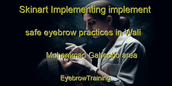 Skinart Implementing implement safe eyebrow practices in Wali Muhammad Gahecho area | EyebrowTraining | EyebrowClasses | SkinartTraining-Pakistan