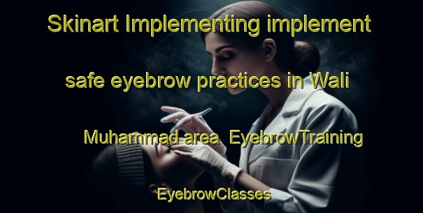 Skinart Implementing implement safe eyebrow practices in Wali Muhammad area | EyebrowTraining | EyebrowClasses | SkinartTraining-Pakistan