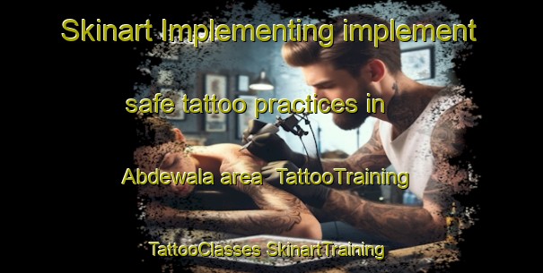 Skinart Implementing implement safe tattoo practices in Abdewala area | #TattooTraining #TattooClasses #SkinartTraining-Pakistan