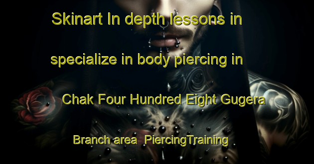 Skinart In-depth lessons in specialize in body piercing in Chak Four Hundred Eight Gugera Branch area | PiercingTraining | PiercingClasses | SkinartTraining-Pakistan