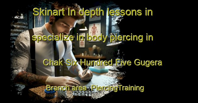 Skinart In-depth lessons in specialize in body piercing in Chak Six Hundred Five Gugera Branch area | PiercingTraining | PiercingClasses | SkinartTraining-Pakistan