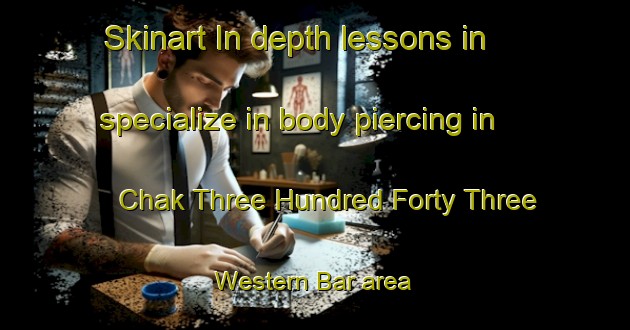 Skinart In-depth lessons in specialize in body piercing in Chak Three Hundred Forty Three Western Bar area | PiercingTraining | PiercingClasses | SkinartTraining-Pakistan